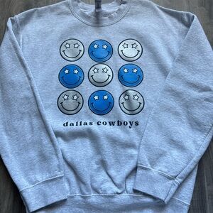 Dallas Cowboys Gray and Blue Sweatshirt